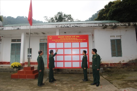 Biên phòng Lào Cai đóng góp tích cực cho ngày bầu cử