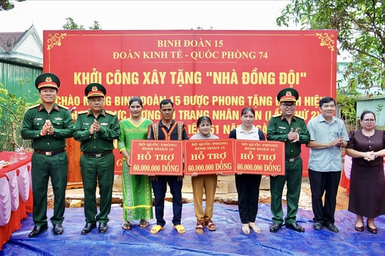 Ấm áp những ngôi Nhà đồng đội ở vùng cao Gia Lai
