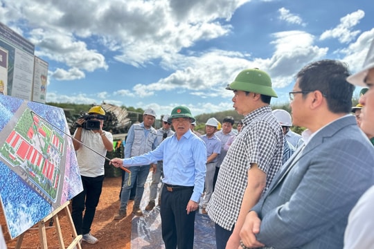 Gia Lai: Kiểm tra, đôn đốc tiến độ xây dựng trường phổ thông nội trú liên cấp