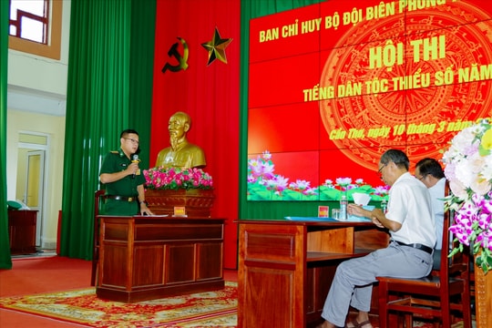 Bộ đội Biên phòng Cần Thơ tổ chức hội thi tiếng dân tộc thiểu số