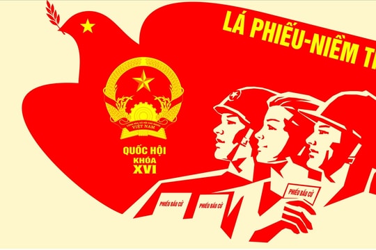 Mỗi lá phiếu - gửi gắm niềm tin vào tương lai đất nước