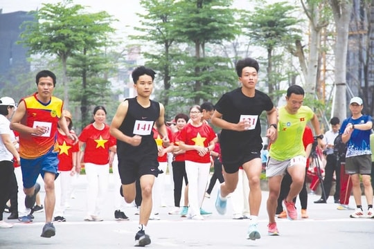 Hàng nghìn người tham gia Ngày chạy Olympic 2026 Vì sức khỏe toàn dân - Vì an ninh Tổ quốc