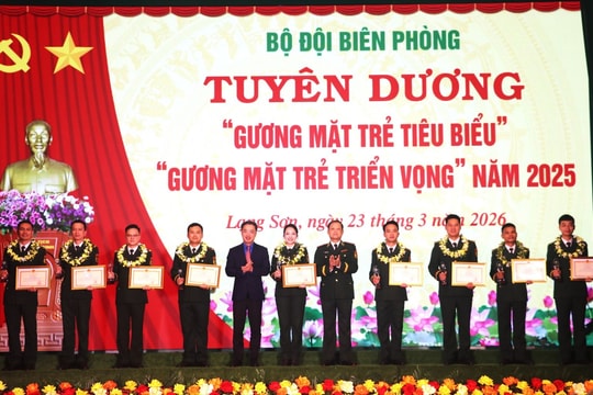 Tuyên dương gương mặt trẻ tiêu biểu, triển vọng Bộ đội Biên phòng 2025