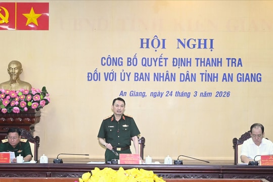Bộ Quốc phòng triển khai Quyết định thanh tra tại An Giang