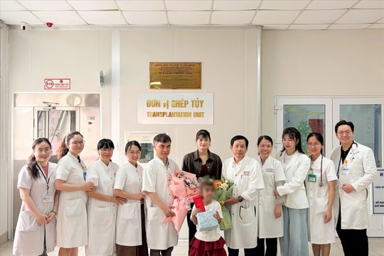 Bệnh nhi 7 tuổi được cứu sống nhờ ghép tủy Thalassemia