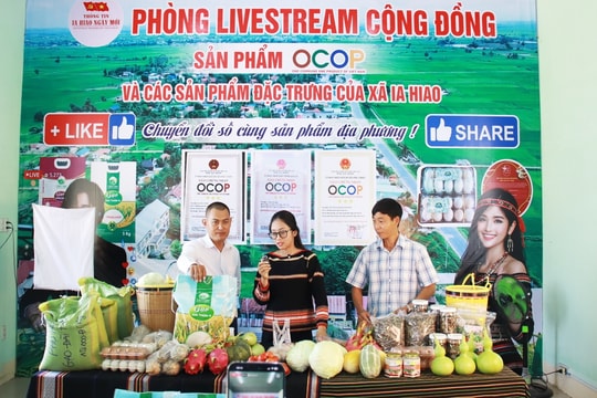 Lãnh đạo xã livestream bán hàng gây quỹ hỗ trợ 1.000 học sinh khó khăn