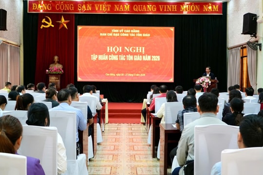 Cao Bằng: 140 học viên tham dự hội nghị tập huấn công tác tôn giáo