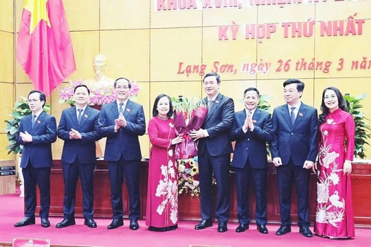 Bà Đoàn Thị Hậu tái đắc cử Chủ tịch HĐND tỉnh Lạng Sơn