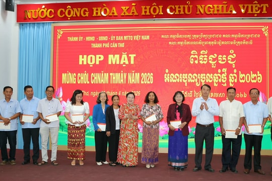 Cần Thơ họp mặt mừng Tết Chôl Chnăm Thmây 2026 của đồng bào Khmer