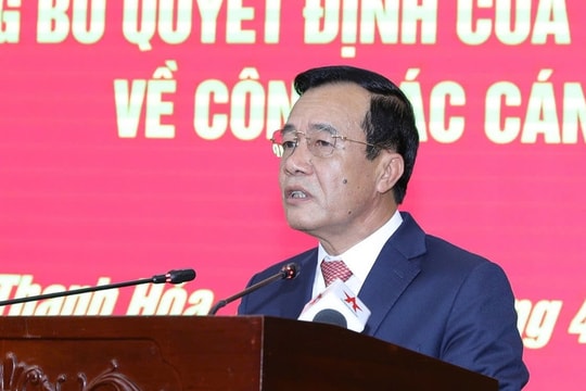 Thượng tướng Lê Đức Thái giữ chức Bí thư Tỉnh ủy Thanh Hóa