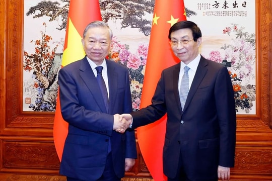 Tổng Bí thư, Chủ tịch nước Tô Lâm hội kiến Chủ tịch Chính hiệp toàn quốc Trung Quốc Vương Hộ Ninh