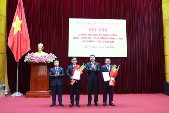 Ông Hoàng Xuân Thuận được bổ nhiệm làm Giám đốc Sở Dân tộc và Tôn giáo Lạng Sơn