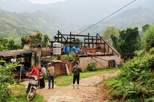 Mưa dông tại Lào Cai gây thiệt hại gần 4 tỷ đồng