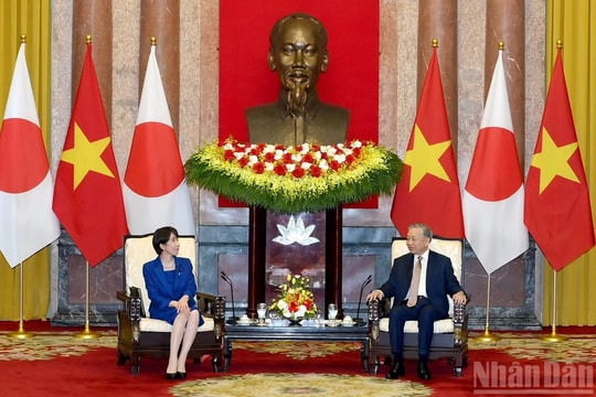Tổng Bí thư, Chủ tịch nước Tô Lâm tiếp Thủ tướng Nhật Bản Takaichi Sanae