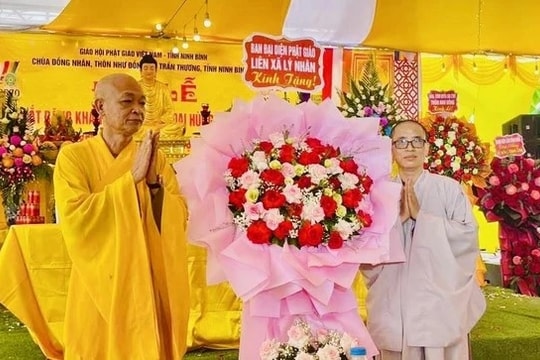 Chùa Đồng Nhân ở Ninh Bình vừa được bổ nhiệm trụ trì