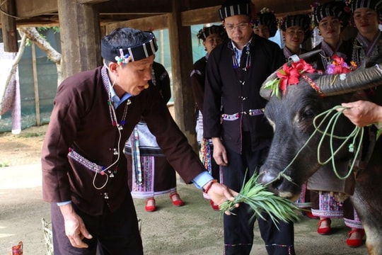 Tính nhân văn sâu sắc trong Lễ "cúng hồn trâu" của người Lự