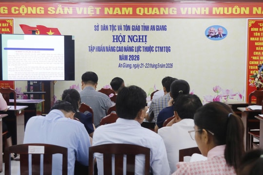 An Giang: Tập huấn nâng cao năng lực cho cán bộ triển khai Chương trình MTQG