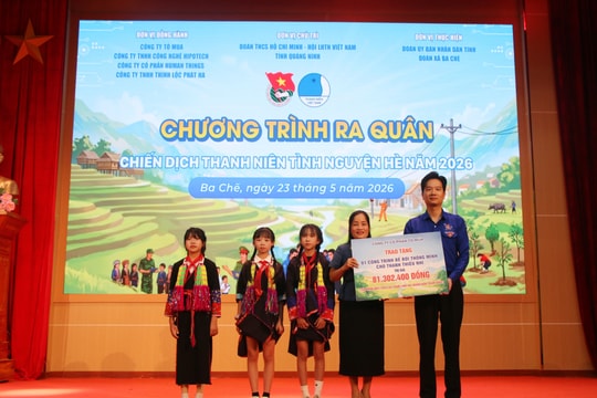 Tuổi trẻ Quảng Ninh ra quân tình nguyện Hè tại vùng cao Ba Chẽ