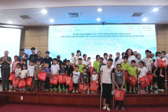 749 trường hợp trẻ em khuyết tật ở Lào Cai được phẫu thuật, hỗ trợ cấp dụng cụ năm 2026