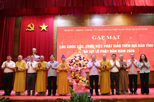 Phật giáo Quảng Ninh góp phần củng cố khối đại đoàn kết toàn dân tộc