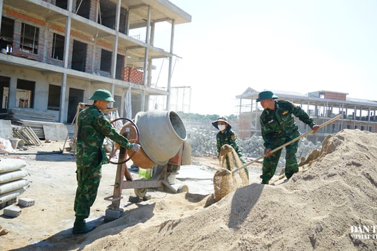 Tiếp sức xây dựng trường nội trú liên cấp nơi biên giới