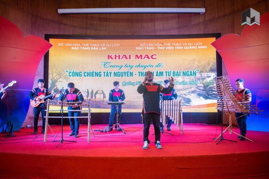 Mang văn hóa cồng chiêng Tây Nguyên đến đất mỏ