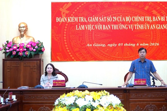 Phó Chủ tịch nước Võ Thị Ánh Xuân: An Giang cần khơi thông mọi nguồn lực để bứt phá tăng trưởng