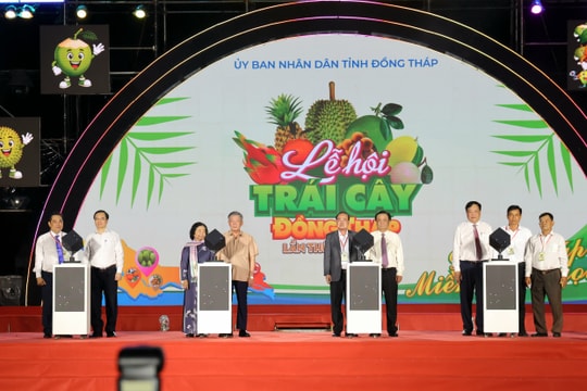Đồng Tháp quảng bá thế mạnh ngành hàng trái cây tại lễ hội quy mô lớn