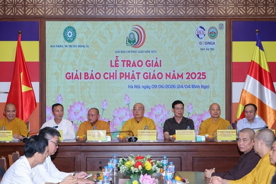 104 tác giả đoạt Giải Báo chí Phật giáo: "Gieo hạt giống thiện lành vào đời sống"