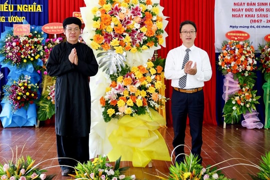 Đại lễ Tam hợp Phật giáo Tứ Ân Hiếu Nghĩa: Lan tỏa tinh thần đoàn kết, sống “tốt đời, đẹp đạo”