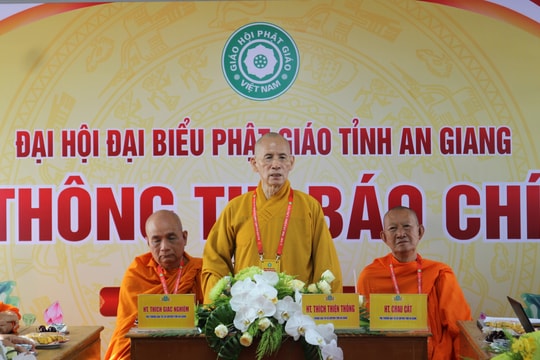Đại hội Phật giáo An Giang: 700 đại biểu dự phiên quan trọng
