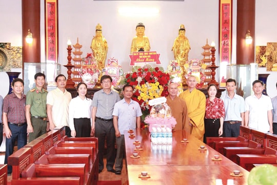Phật giáo tỉnh Quảng Ngãi lan tỏa tinh thần đoàn kết, nhân ái vì cộng đồng
