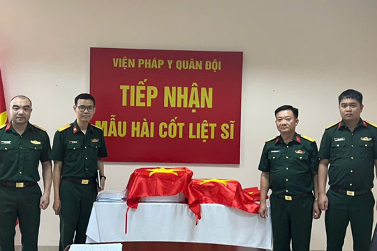 Quảng Ninh hoàn thành hơn 50% kế hoạch xác định danh tính hài cốt liệt sĩ bằng ADN