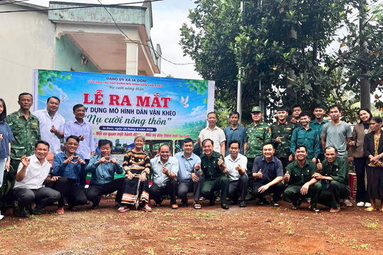 “Nụ cười nông thôn” ở Ia Dom: Dân vận khéo từ những việc nhỏ vì người dân