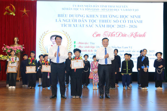 Thái Nguyên biểu dương 231 học sinh DTTS xuất sắc
