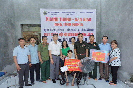 Lào Cai hỗ trợ xây dựng 138 căn nhà cho gia đình người nhiễm chất độc hóa học