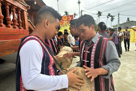 Lan tỏa niềm yêu thích cồng chiêng trong cộng đồng