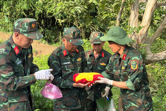 Trọn vẹn lời hứa đưa đồng đội trở về