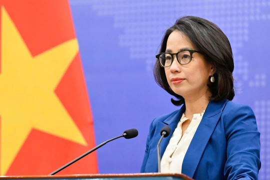 Bộ Ngoại giao thông tin về vụ chìm tàu Khôi Nguyên 18 trên Biển Đông