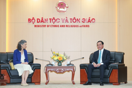 Bộ Dân tộc và Tôn giáo tăng cường hợp tác với UNDP