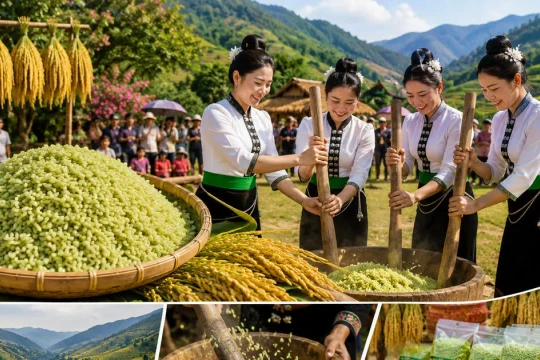 Lễ hội Cốm Tú Lệ diễn ra cuối tháng 8