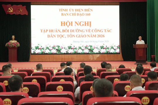 Điện Biên tập huấn nghiệp vụ công tác dân tộc, tôn giáo cho cán bộ cơ sở