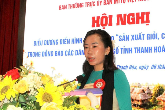 Thanh Hóa biểu dương 99 điển hình đồng bào DTTS sản xuất giỏi