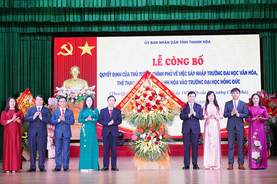 Công bố quyết định sáp nhập 2 trường đại học ở Thanh Hóa