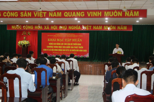 Gỡ vướng từ cơ sở: Đà Nẵng nâng cao năng lực triển khai Chương trình mục tiêu quốc gia