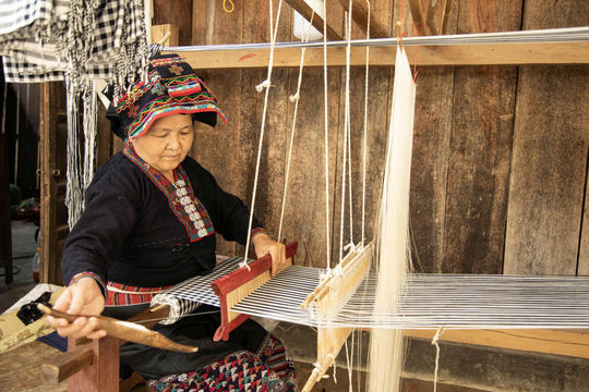 Điểm đặc biệt trong nghề dệt của người Lào ở Điện Biên