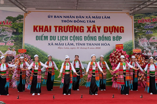 Mở hướng phát triển du lịch cộng đồng ở bản Mường
