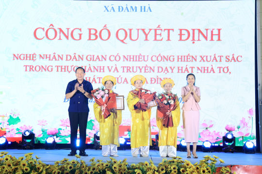 Quảng Ninh có thêm 3 Nghệ nhân dân gian Việt Nam