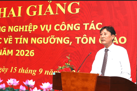 Khánh Hòa bồi dưỡng nghiệp vụ về tín ngưỡng, tôn giáo
