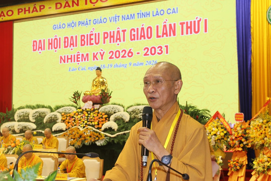 Hòa thượng Thích Thanh Điện làm Trưởng Ban Trị sự GHPGVN tỉnh Lào Cai